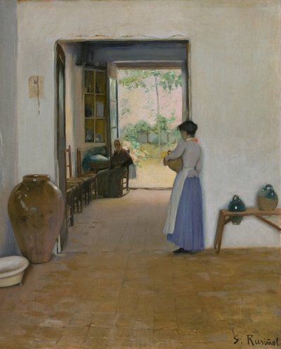 Intérieur de Sitges - Santiago Rusiñol
